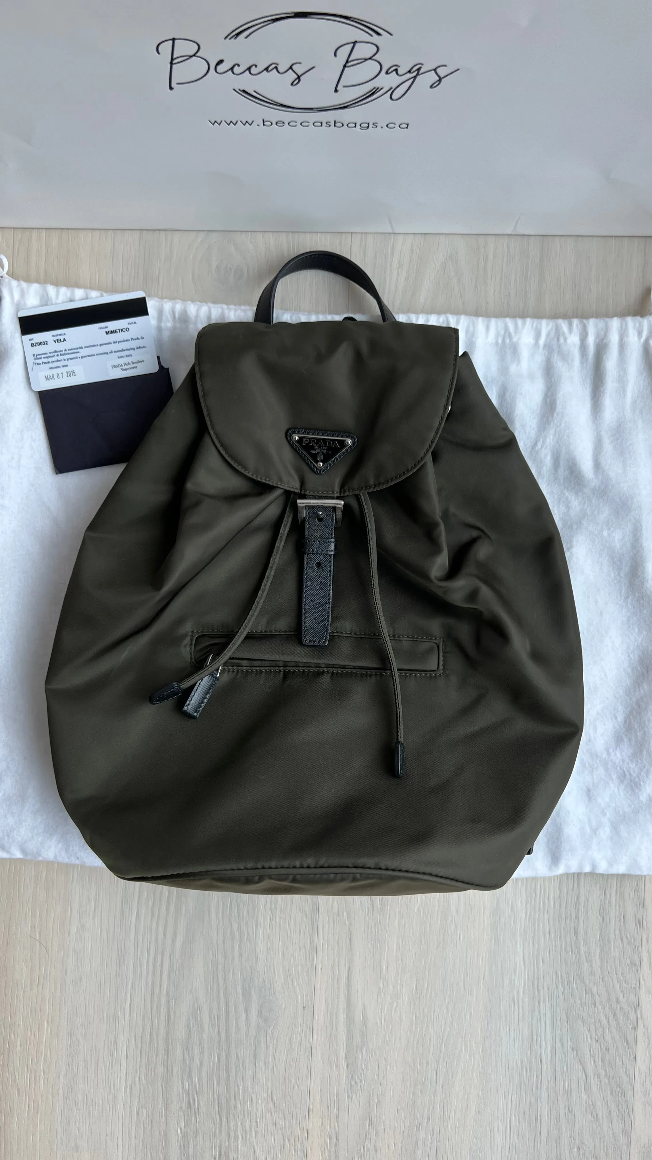 Prada Nylon Backpack