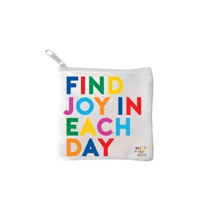 "find joy" mini pouch