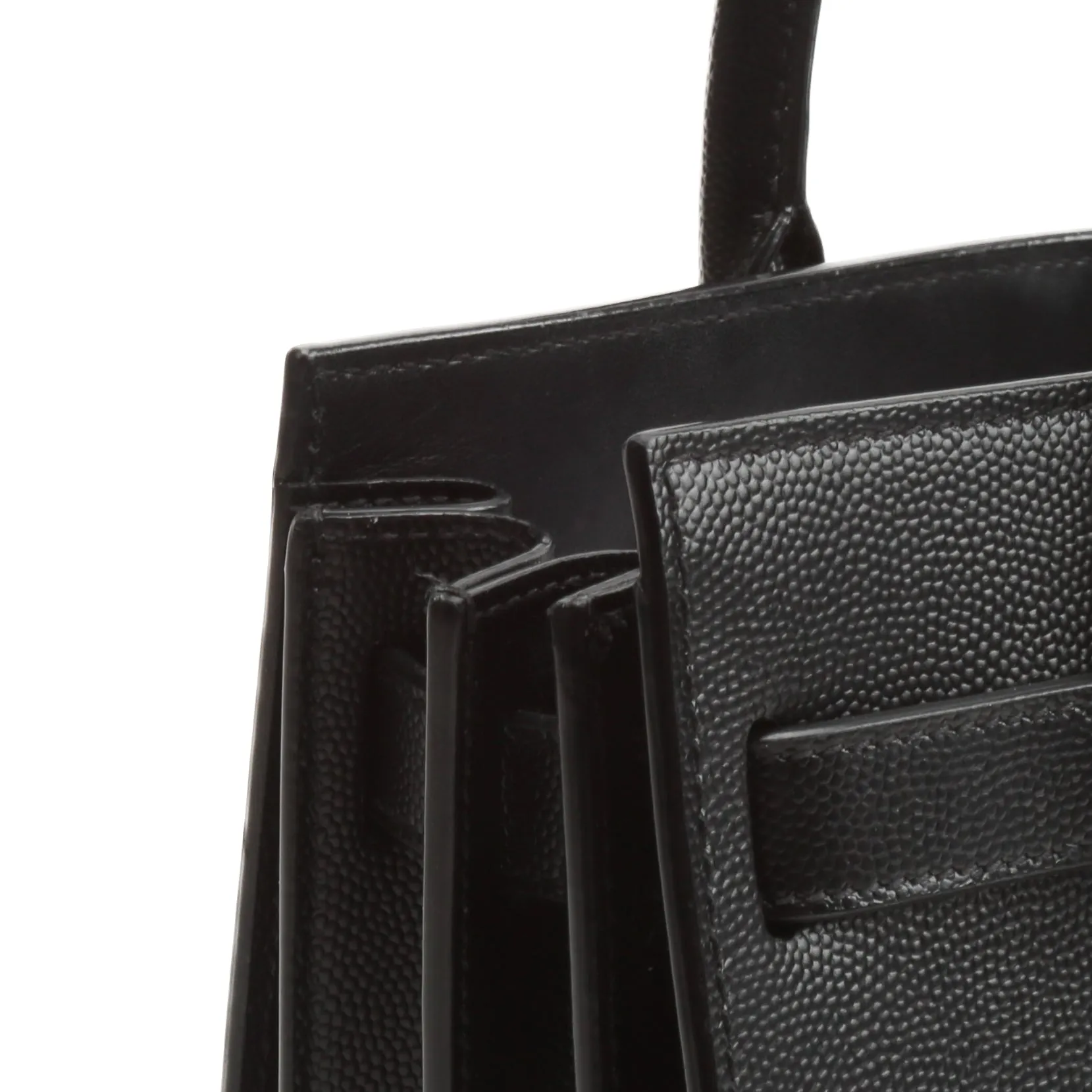 SAINT LAURENT Sac De Jour Nano Tote - Black - OUTLET FINAL SALE