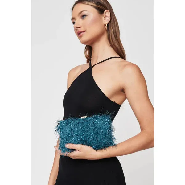 Shoshanna Evening Bag - Peacock