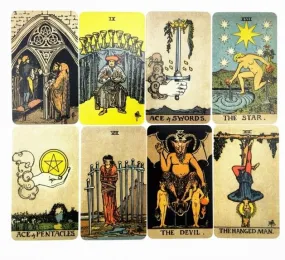 Smith-Waite Tarot Card Deck Borderless Edition