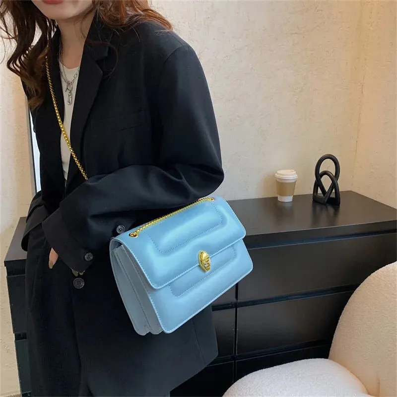 Solid Color Purses And Handbags Ladies Designer Handbags Famous Brands Women's Bag Leather S4396580