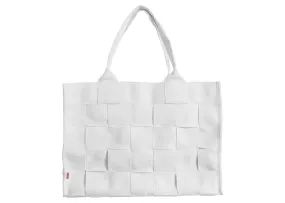 Supreme Woven Large Tote Bag White