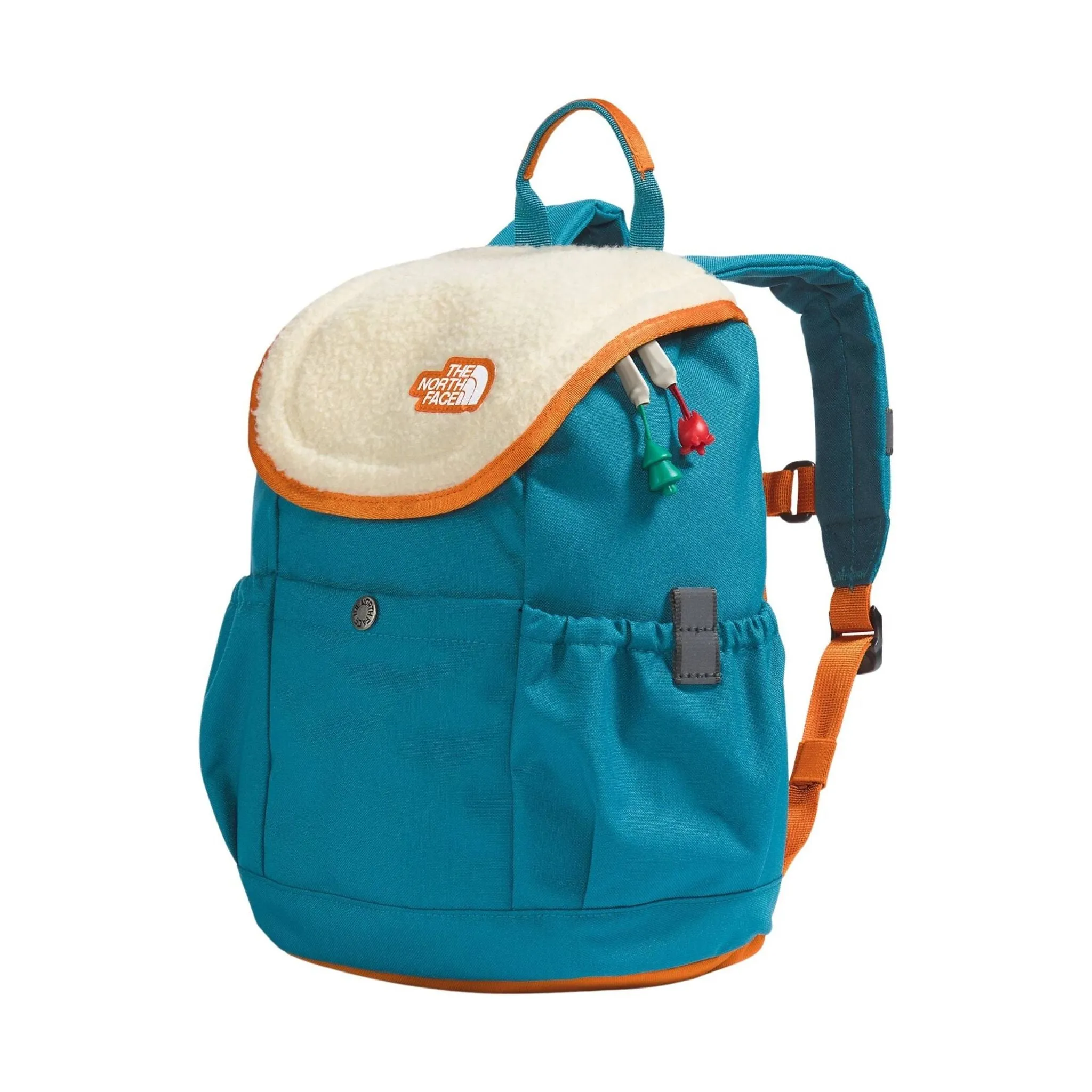 The North Face Youth Mini Explorer Backpack - Blue Moss/Gravel/Desert Rust