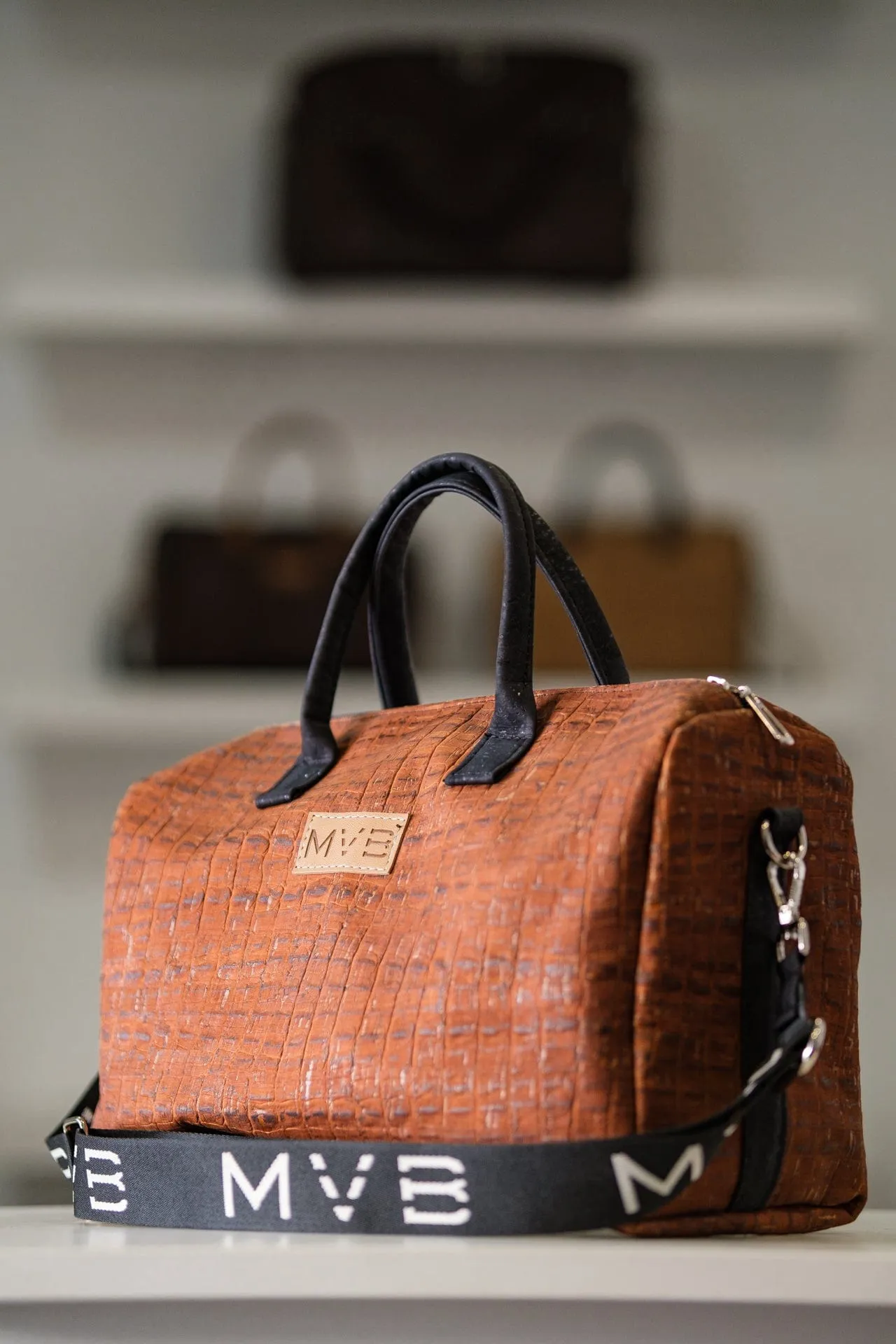 The Vegan Cork Bowling Bag | Croco