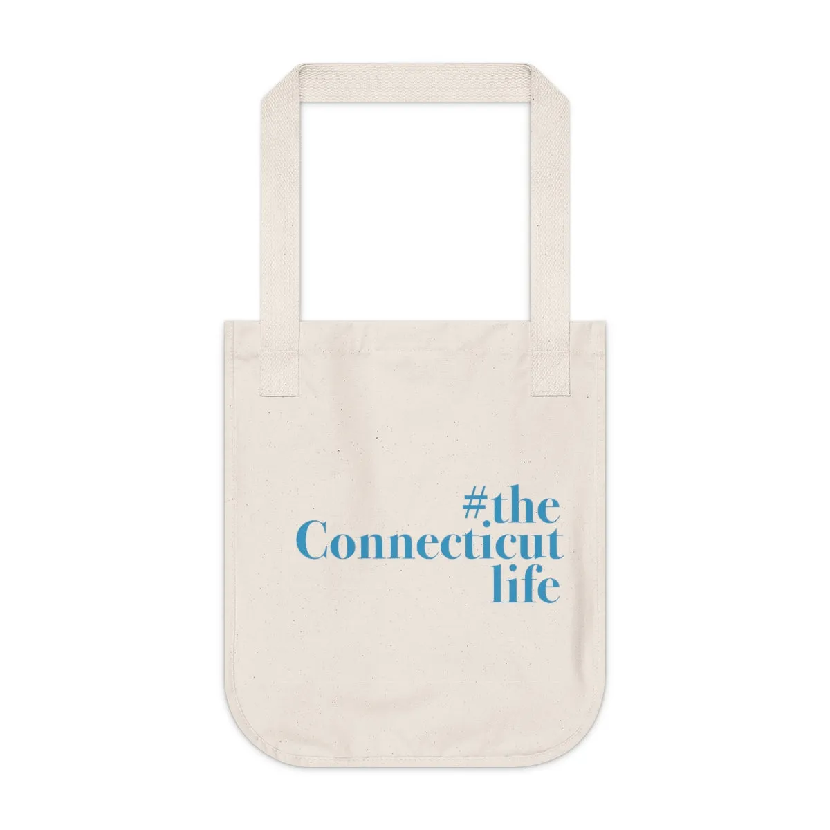 #theconnecticutlife Organic Canvas Tote Bag