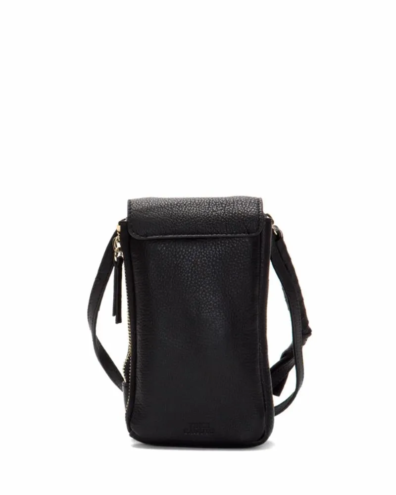 Vince Camuto Handbag CORY PHONECASE BLACK/INDIO PEBBLE