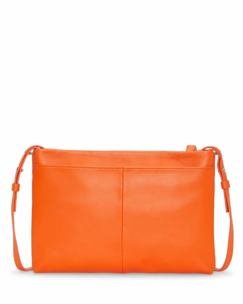 Vince Camuto Handbag DRAYA CLUTCH2 SUNSET ORANGE/SOFT PU CL LININ