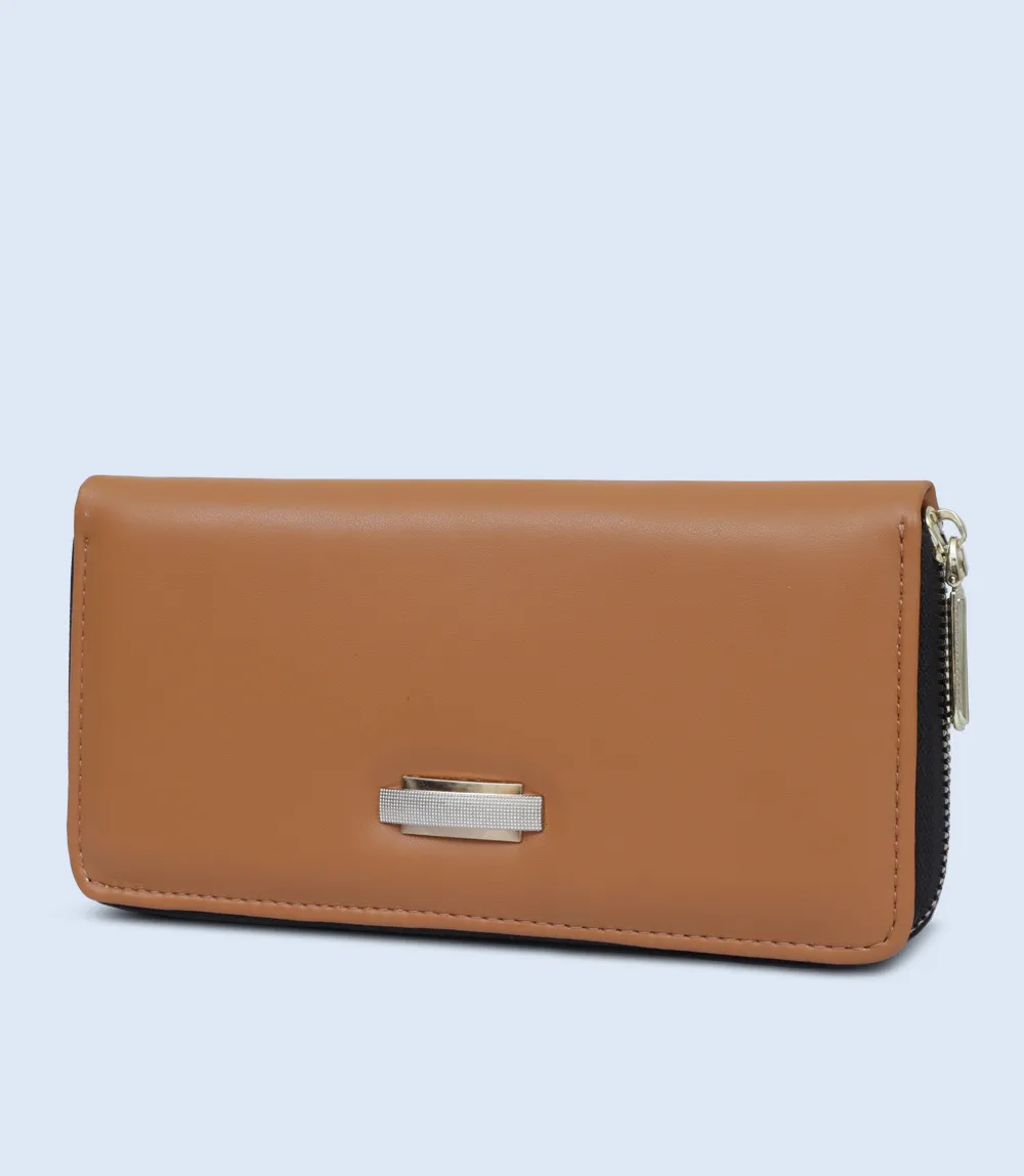 WB2627-TAN-Women Wallet