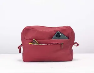 Ydra organizer - Deep red leather