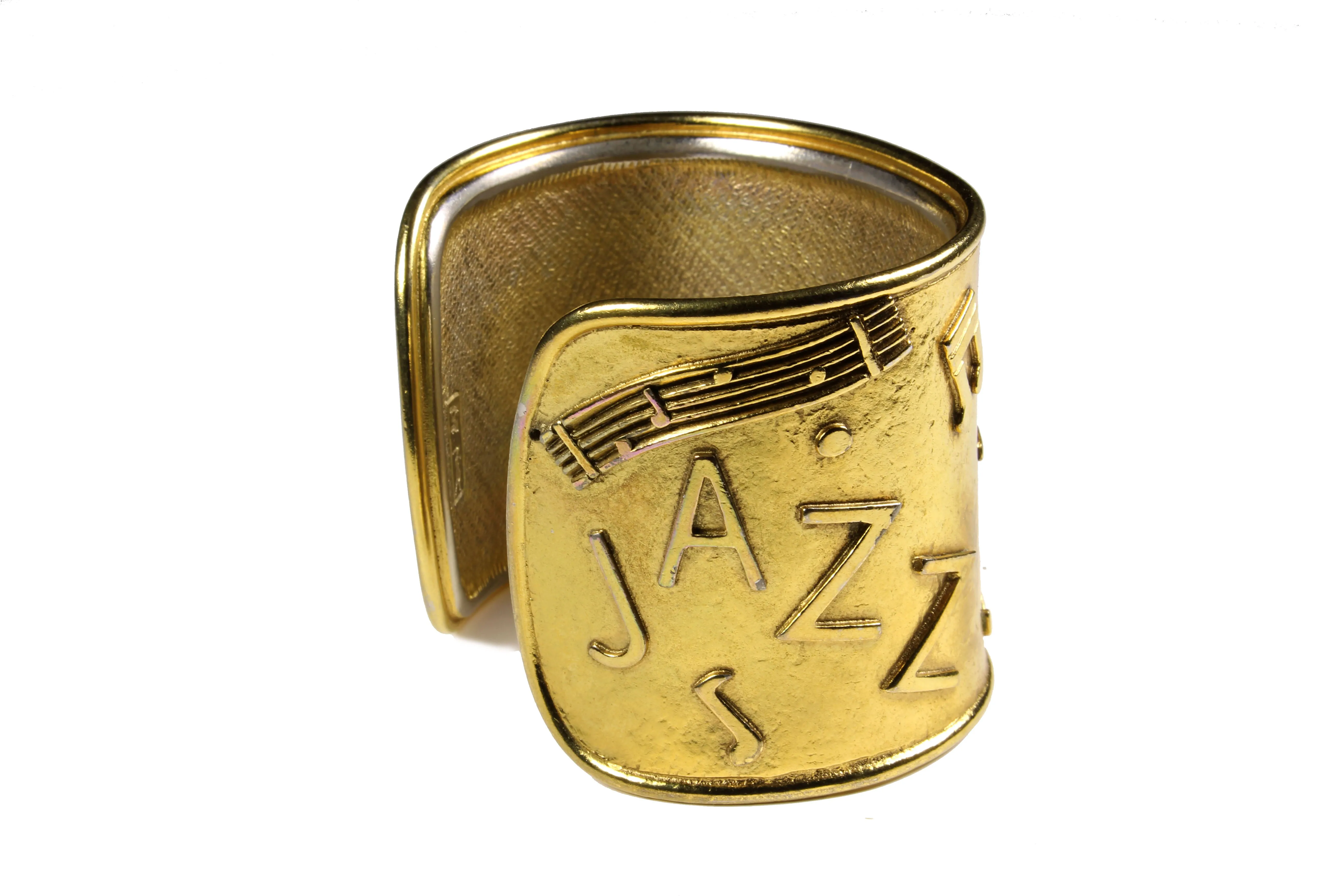 YVES SAINT LAURENT Jazz cuff bracelet