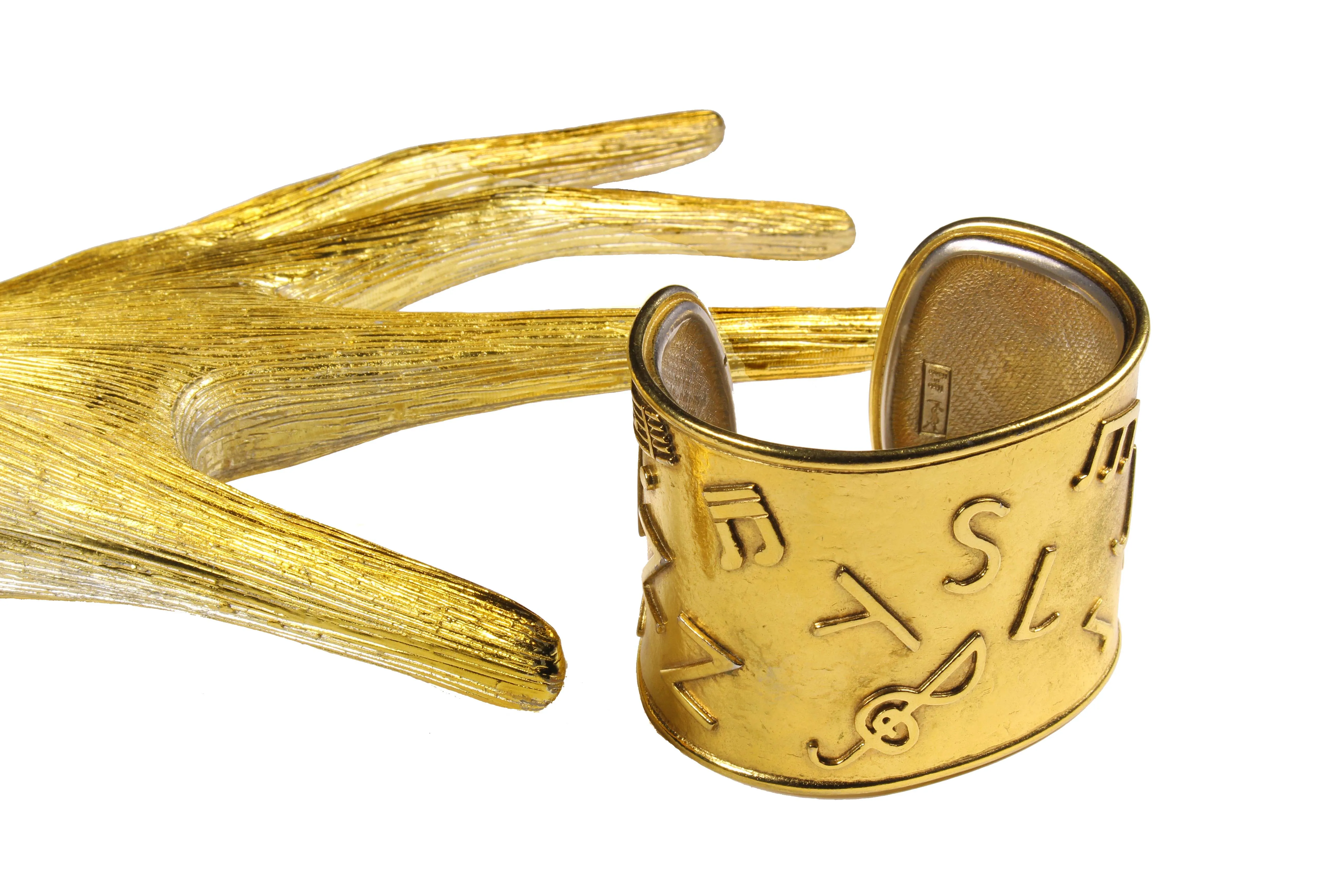 YVES SAINT LAURENT Jazz cuff bracelet