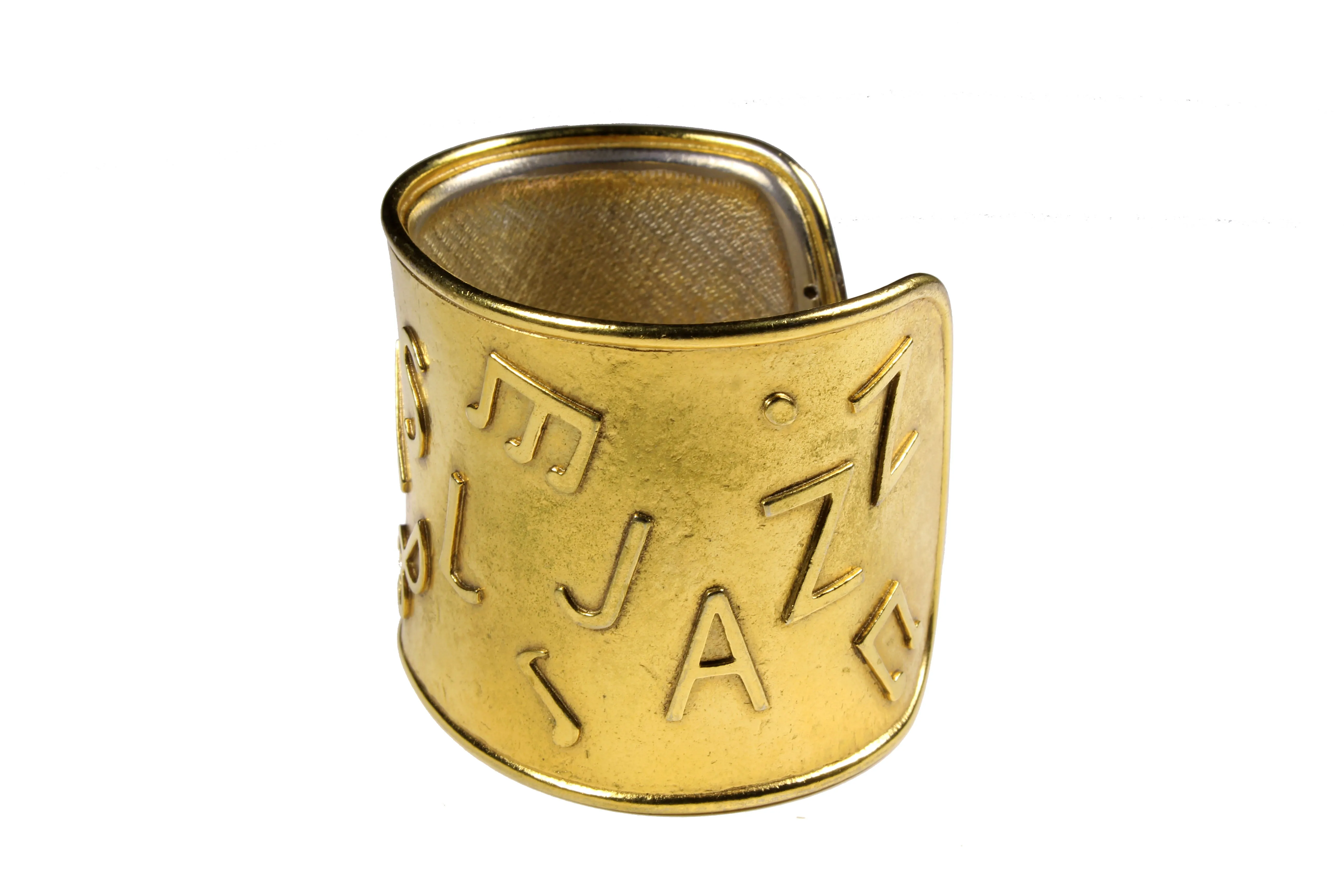 YVES SAINT LAURENT Jazz cuff bracelet