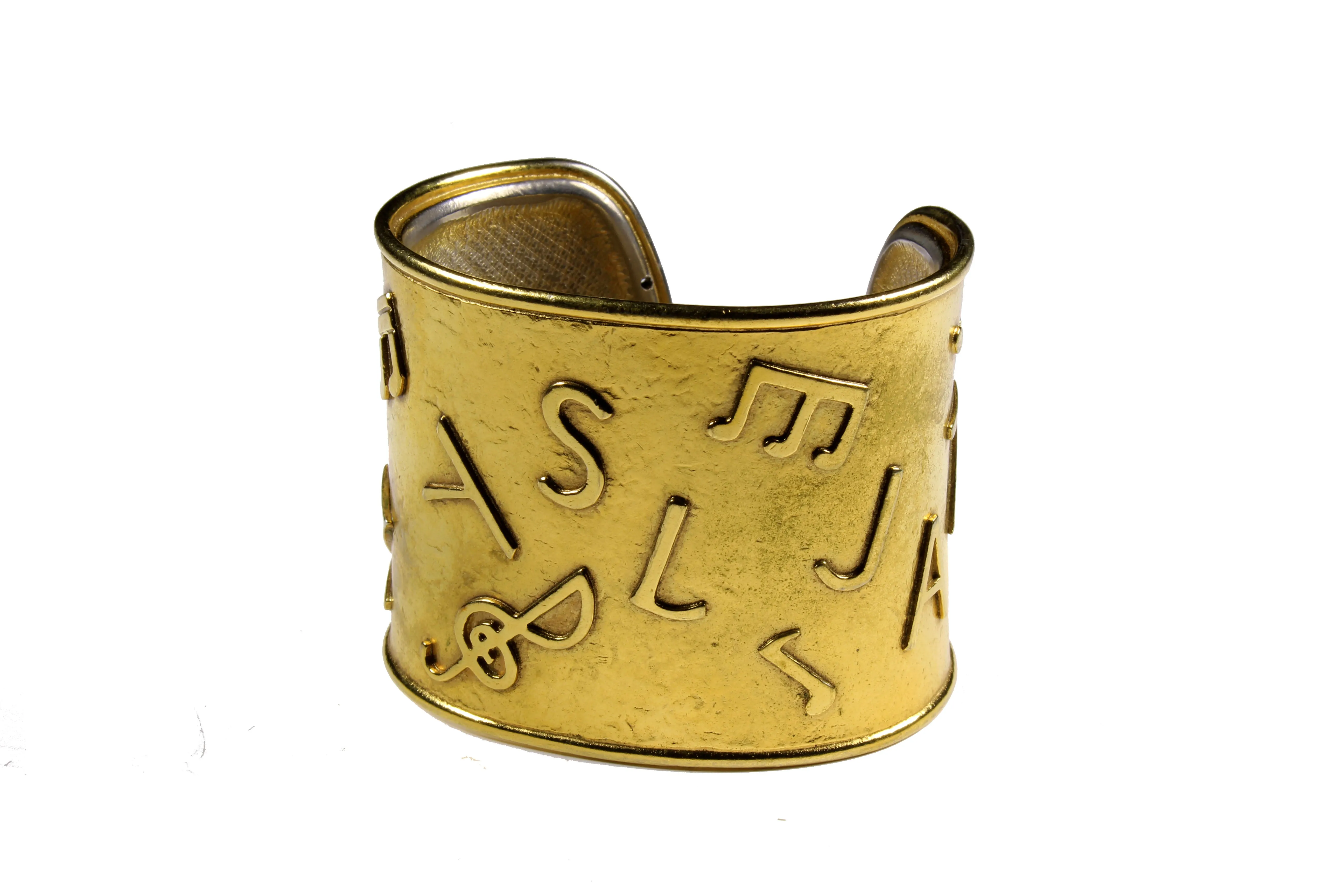 YVES SAINT LAURENT Jazz cuff bracelet