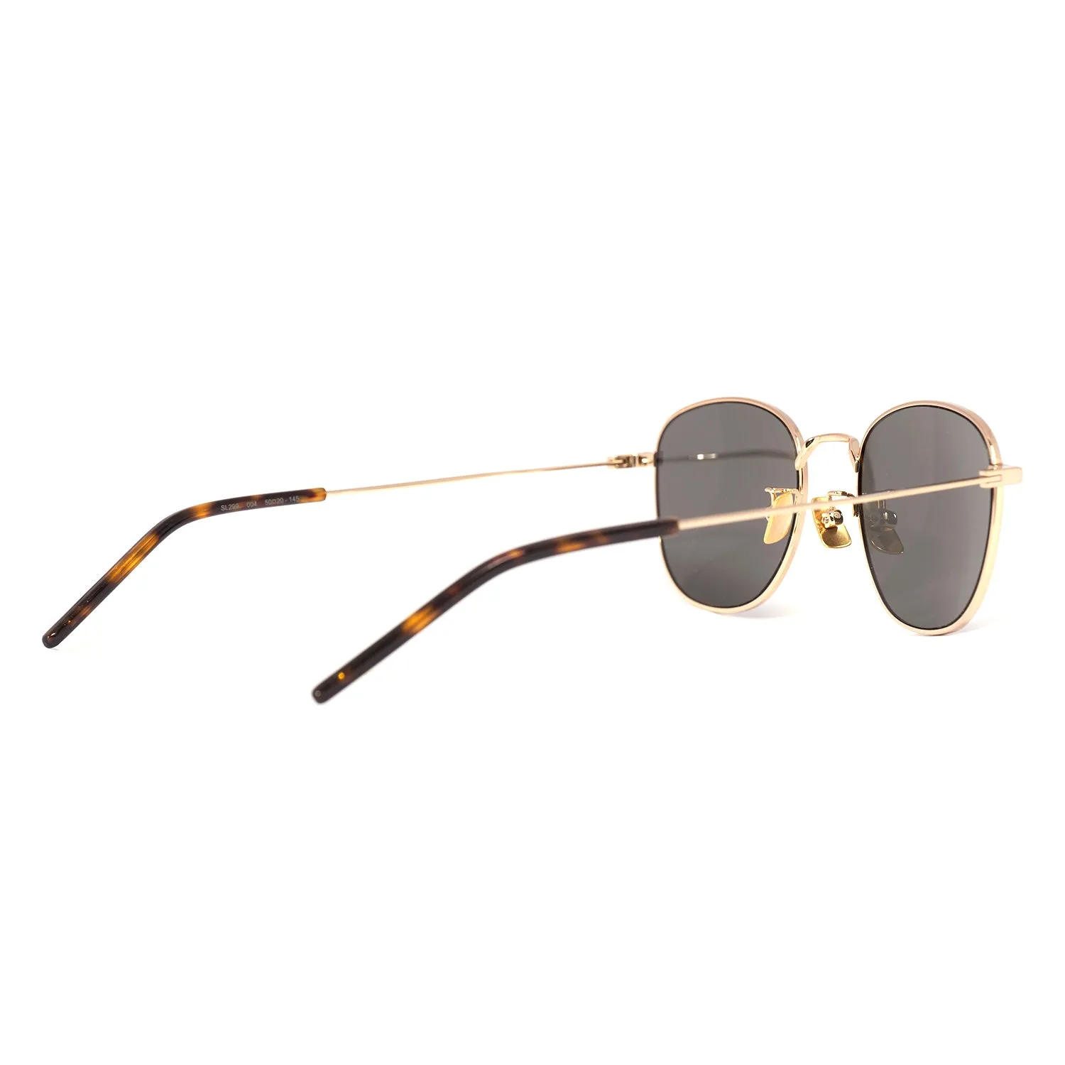 YVES SAINT LAURENT METAL SUNGLASSES IN GOLD-GREY