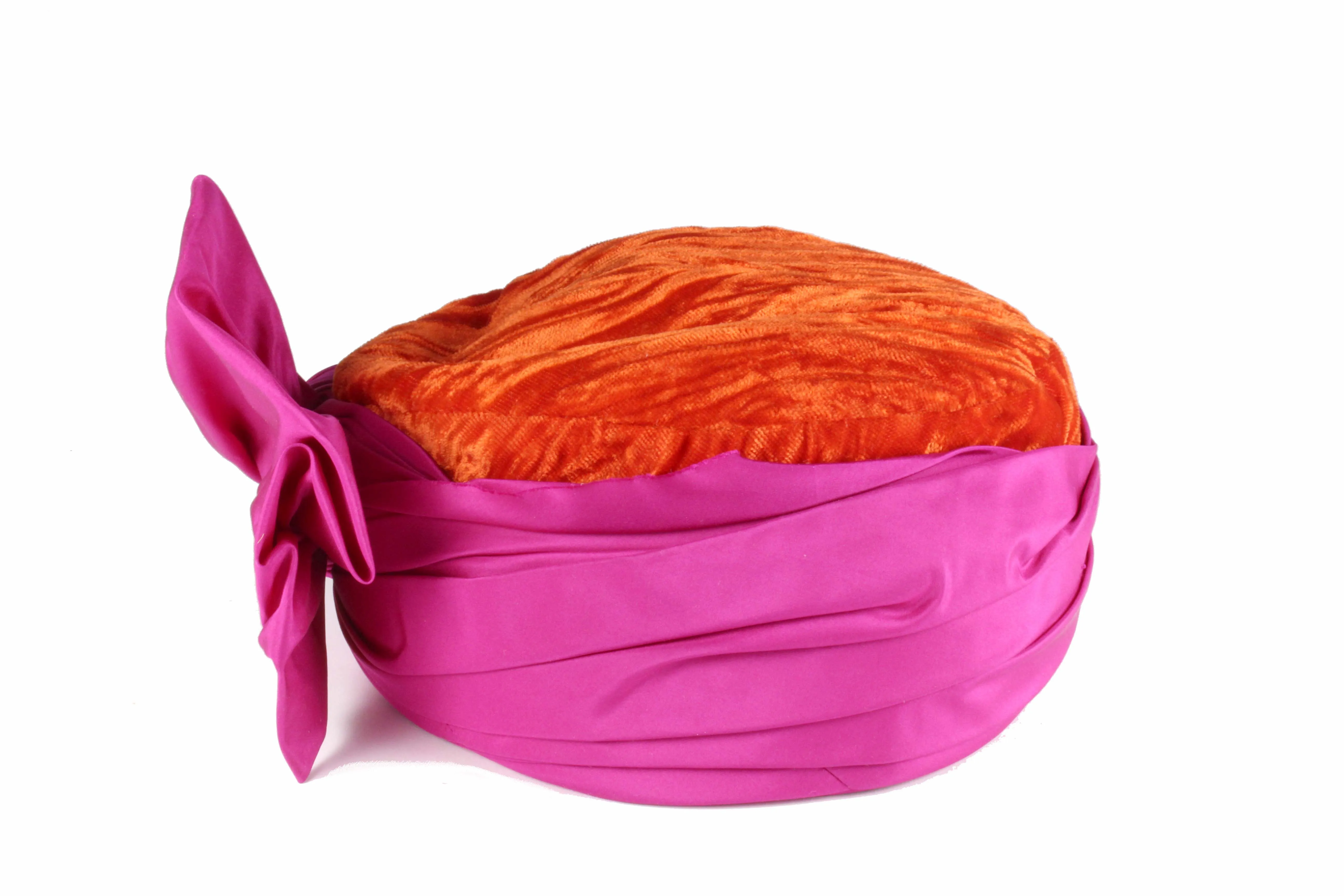 YVES SAINT LAURENT Rive Guache velvet turban hat