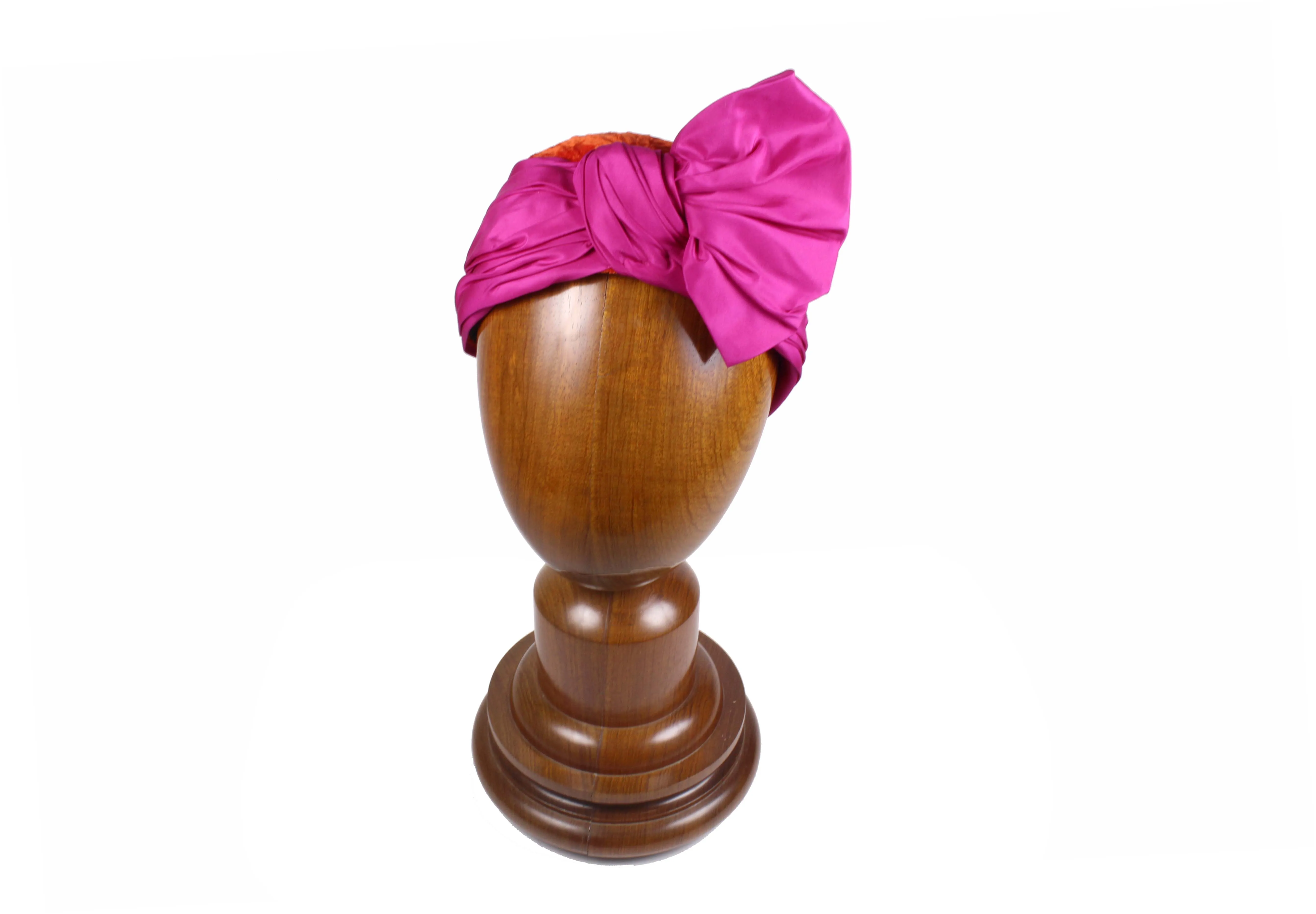 YVES SAINT LAURENT Rive Guache velvet turban hat