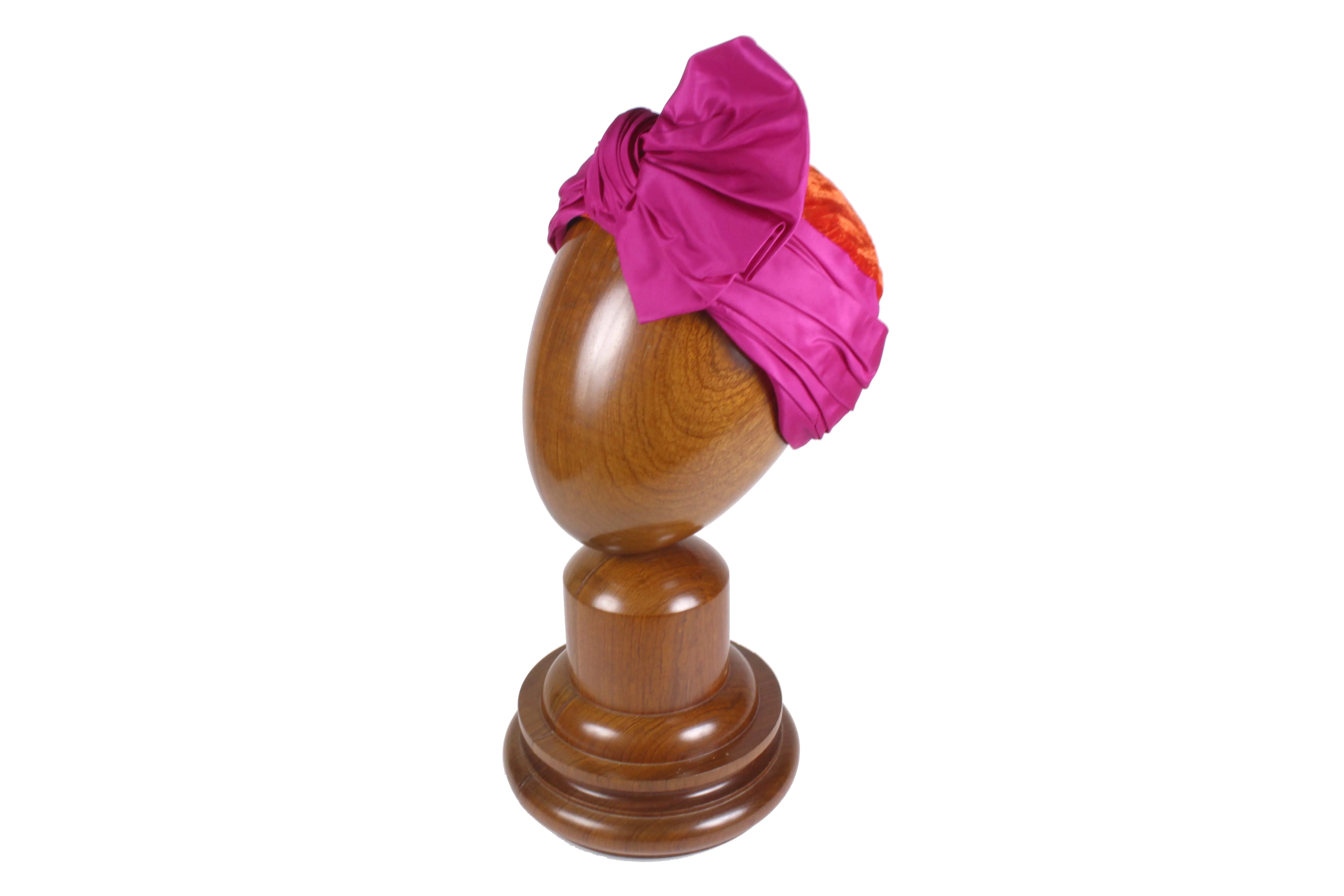 YVES SAINT LAURENT Rive Guache velvet turban hat