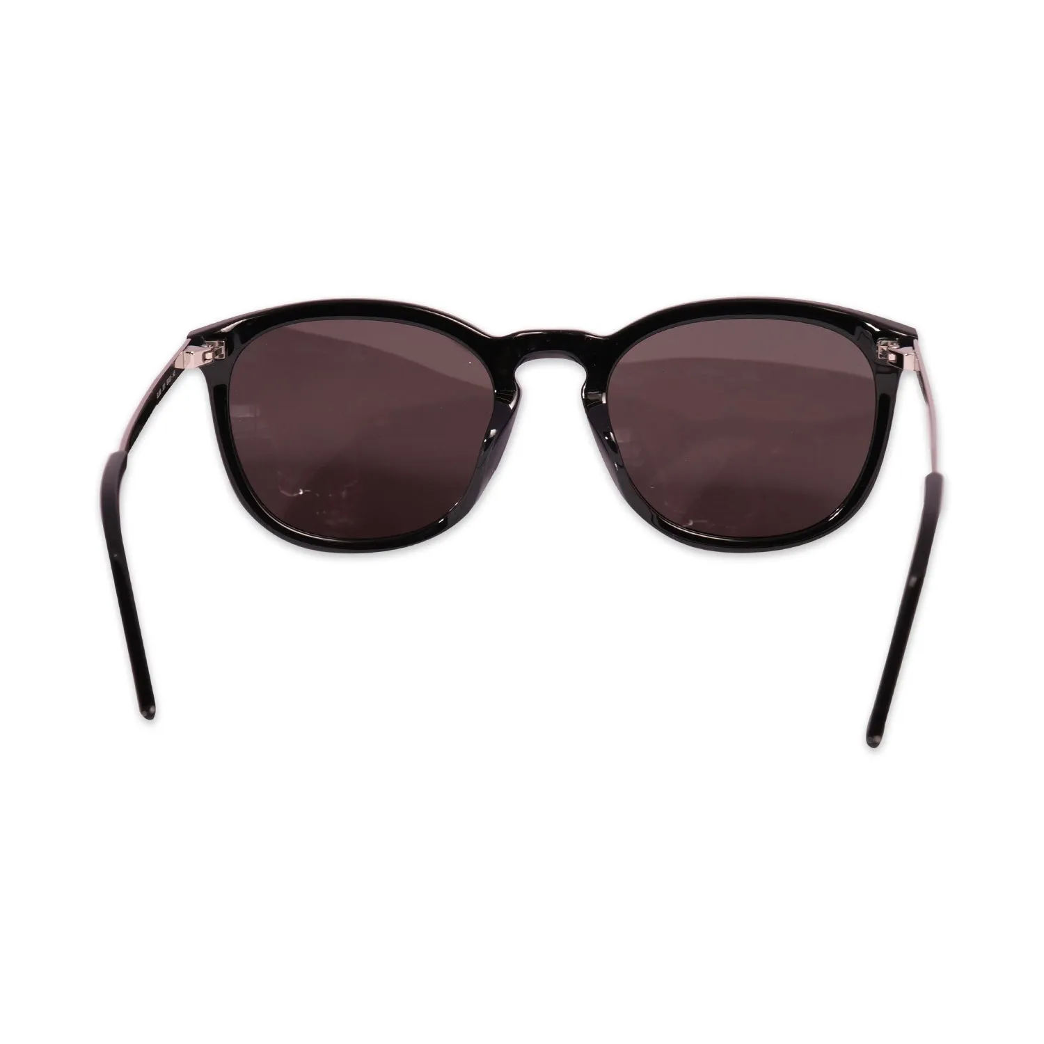 YVES SAINT LAURENT SUNGLASSES IN SILVER-BLACK