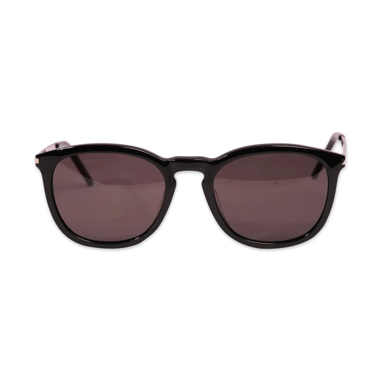 YVES SAINT LAURENT SUNGLASSES IN SILVER-BLACK