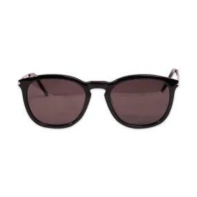 YVES SAINT LAURENT SUNGLASSES IN SILVER-BLACK