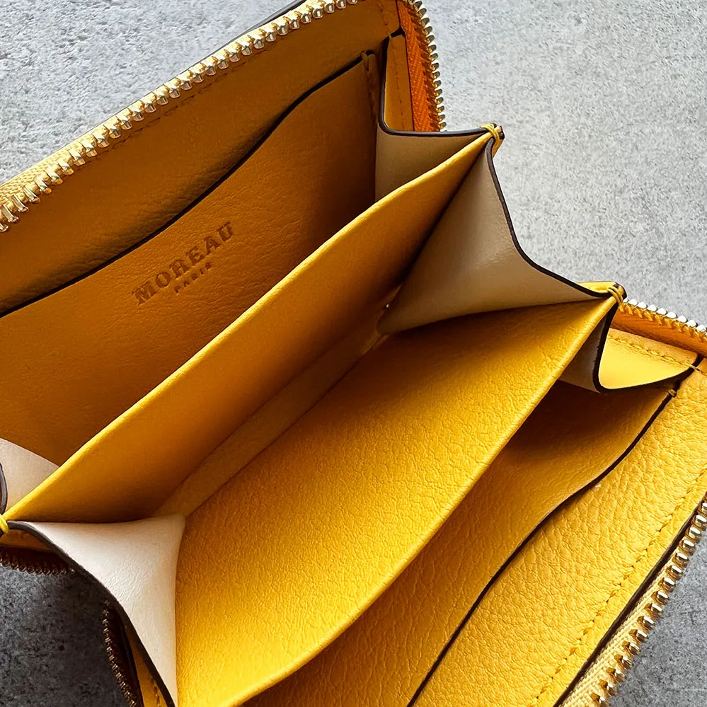 Zip Mini Wallet, Yellow